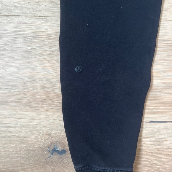 Lululemon Ready To Fleece Jogger Pants Sz 4 Black Pima Cotton Drawstring *N17 - Picture 7 of 7